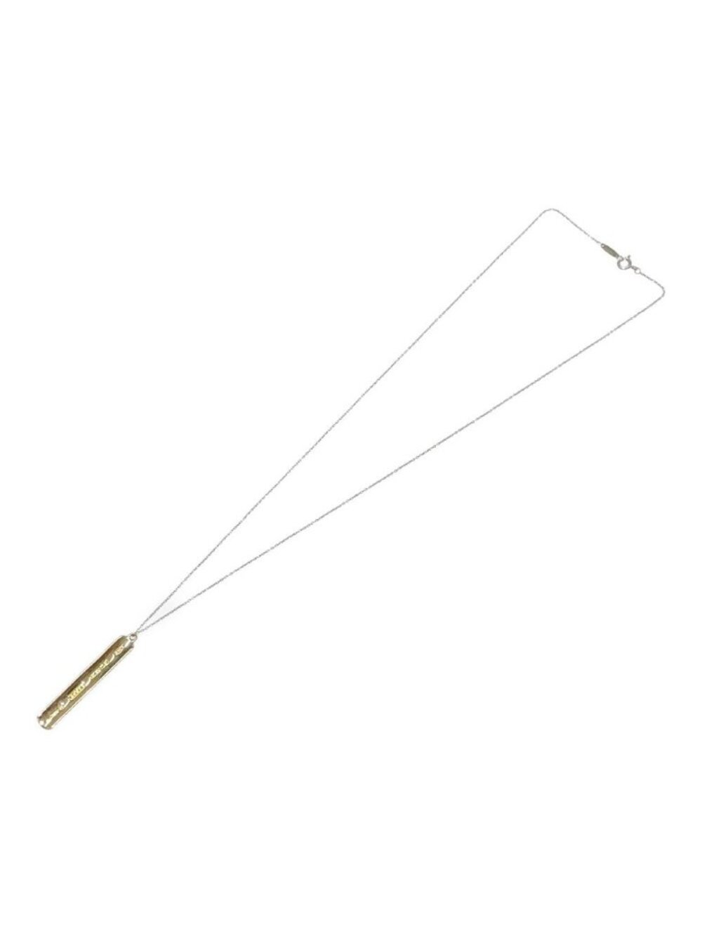 Tiffany & Co Metal Silver 1837 Bar Necklace